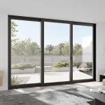 Aluminum Sliding Patio Door 148x104" - Triple Lift-and-Slide with Center Moving Panel — thumbnail 1
