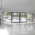 Aluminum Sliding Patio Door 254x80" - 4-Panel Monorail Lift-and-Slide with Center Opening — thumbnail 1