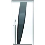 Aluminum Front Door 36x84" - Premium 0170 — thumbnail 1