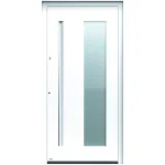 Aluminum Front Door 36x84" - Premium 6015 — thumbnail 1