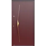 Aluminum Front Door 36x84" - Premium 6017 — thumbnail 1