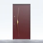 Aluminum Front Door 36x84" - Premium 6017 — thumbnail 2