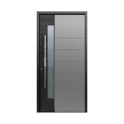 Entry Door 36x84" - Custom Aluminum Front Door by Pirnar, Ultimum Multilevel 506 DUNE