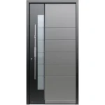 Aluminum Front Door 36x84" - Ultimum Multilevel 506 GLASS — thumbnail 1
