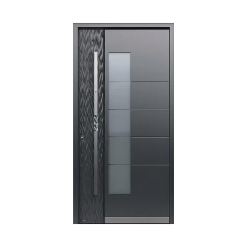 Custom Entry Door 36x84" - Aluminum Front Door by Pirnar, Ultimum Multilevel 517 DUNE