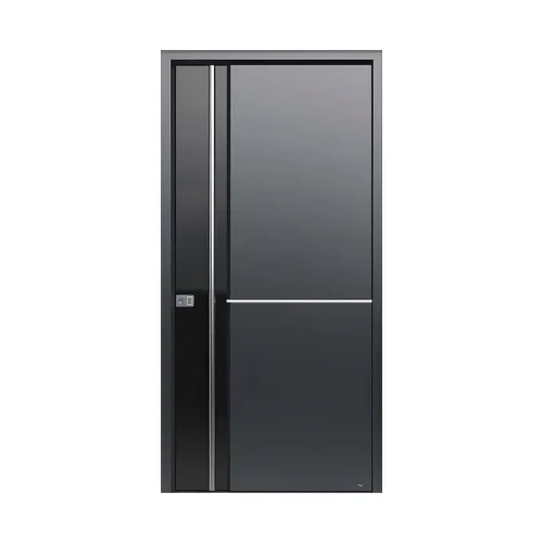Front Door with Glass 36x84" - Custom Aluminum Entry Door by Pirnar, Ultimum Multilevel 524 A GLASS