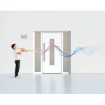 Aluminum Front Door 36x84" - Optimum 7300 — thumbnail 3