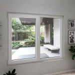 Tilt and Turn uPVC Double Casement Window 72"x56" — thumbnail 1
