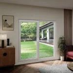 Tilt and Turn uPVC Double Casement Window 72"x76" — thumbnail 1