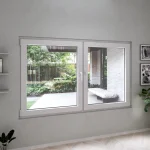 Double Tilt and Turn uPVC Window 56" x 34" — thumbnail 1