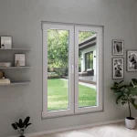 Double Tilt and Turn uPVC Window 54" x 74" — thumbnail 1