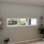 Triple uPVC Fixed (Picture) Window 90x22" — thumbnail 1