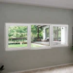 Tilt and Turn uPVC Triple Casement Window 68"x26" — thumbnail 1