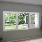 Tilt and Turn uPVC Triple Casement Window 70"x32" — thumbnail 1
