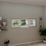 Tilt and Turn uPVC Triple Casement Window 96"x32" — thumbnail 1
