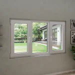 Tilt and Turn uPVC Triple Casement Window 64"x34" — thumbnail 1