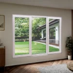Tilt and Turn uPVC Triple Casement Window 76"x56" — thumbnail 1