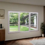Tilt and Turn uPVC Triple Casement Window 88"x58" — thumbnail 1