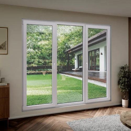 Tilt and Turn uPVC Triple Casement Window 78"x66"