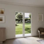 uPVC French Patio Door 64x96" — thumbnail 1
