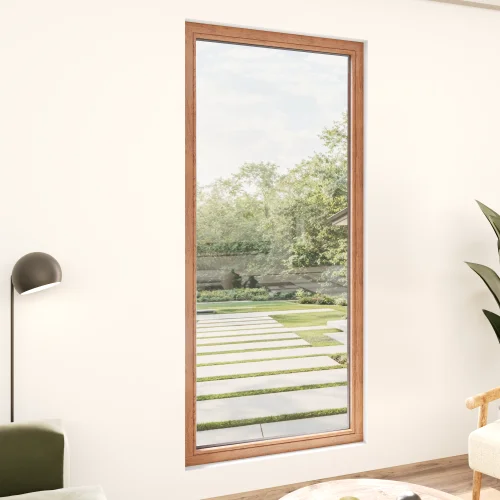 Single Fixed Wood Window 26×58"