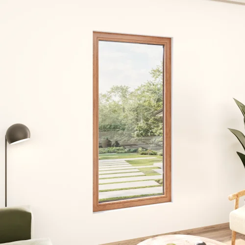 Single Fixed Wood Window 40×80"