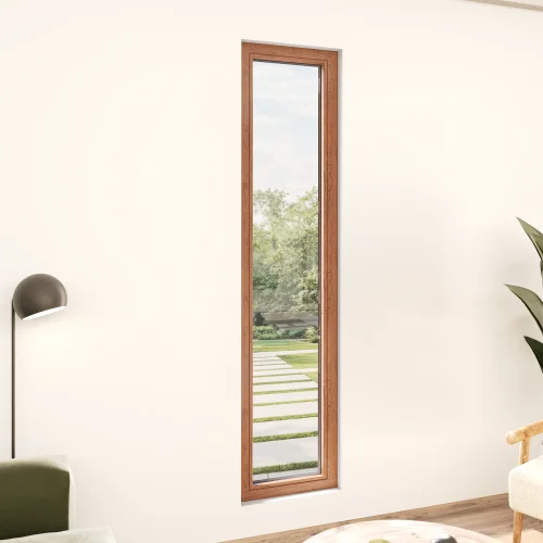 Single Fixed Wood Window 20×82"