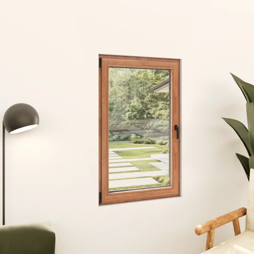 Tilt and Turn Single Casement Wood Window 26x42"