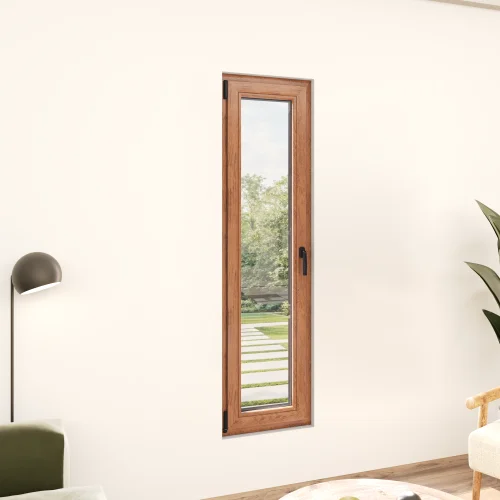 Tilt and Turn Single Casement Wood Window 24x84"