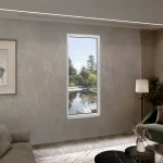 Single Fixed Aluminum Window 20x44" — thumbnail 1