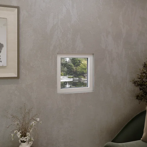 Single Fixed Aluminum Window 40x44"