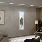 Single Fixed Aluminum Window 22x72" — thumbnail 1