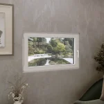 Tilt and Turn Single Casement Aluminum Window 38x24" — thumbnail 1