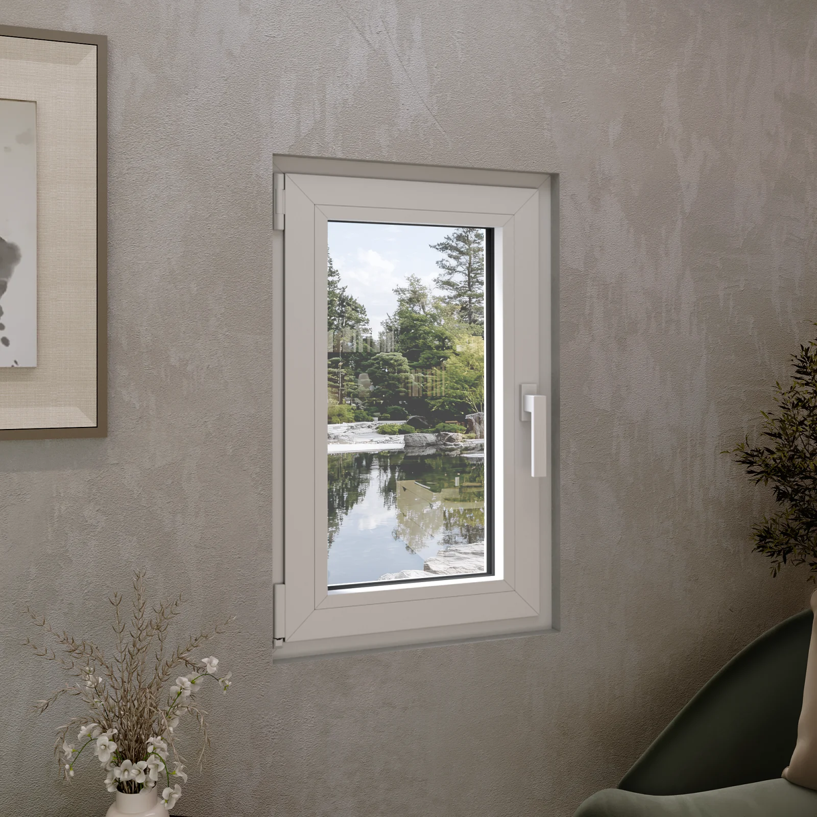 Aluminum Tilt and Turn Casement Window 22x40 - DiVetro