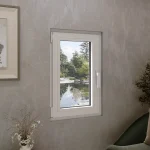 Tilt and Turn Single Casement Aluminum Window 38x66" — thumbnail 1