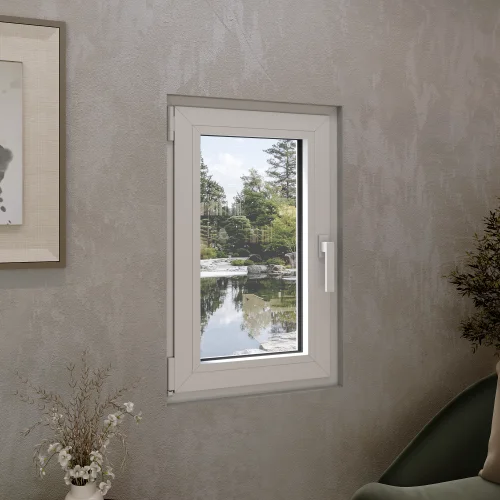 Tilt and Turn Single Casement Aluminum Window 44x72"