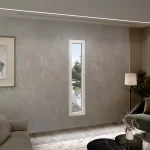 Tilt and Turn Single Casement Aluminum Window 20x84" — thumbnail 1