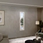 Tilt and Turn Single Casement Aluminum Window 26x84" — thumbnail 1