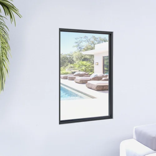 Single Fixed Steel Window 30×46"