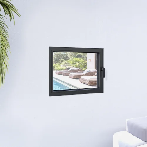 Tilt and Turn Single Casement Steel Window 30x26"