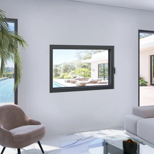 Tilt and Turn Single Casement Steel Window 42x26"