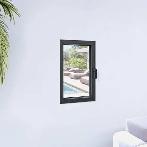 Tilt and Turn Single Casement Steel Window 22x36"