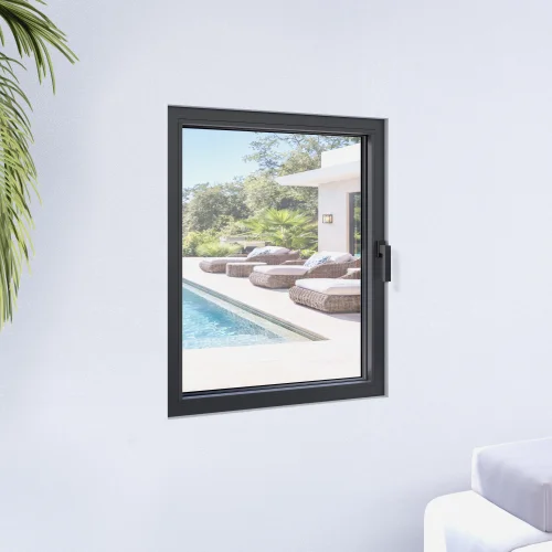 Tilt and Turn Single Casement Steel Window 34x38"