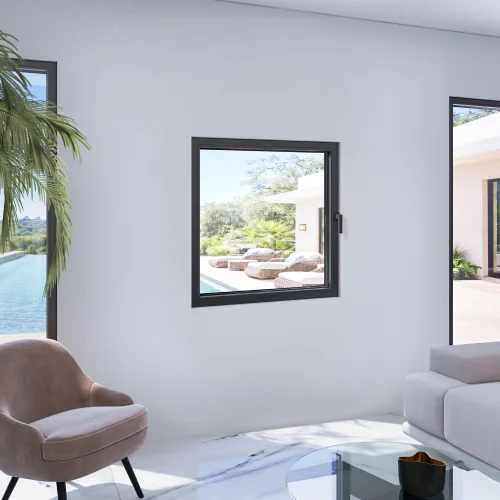 Tilt and Turn Single Casement Steel Window 40x42"