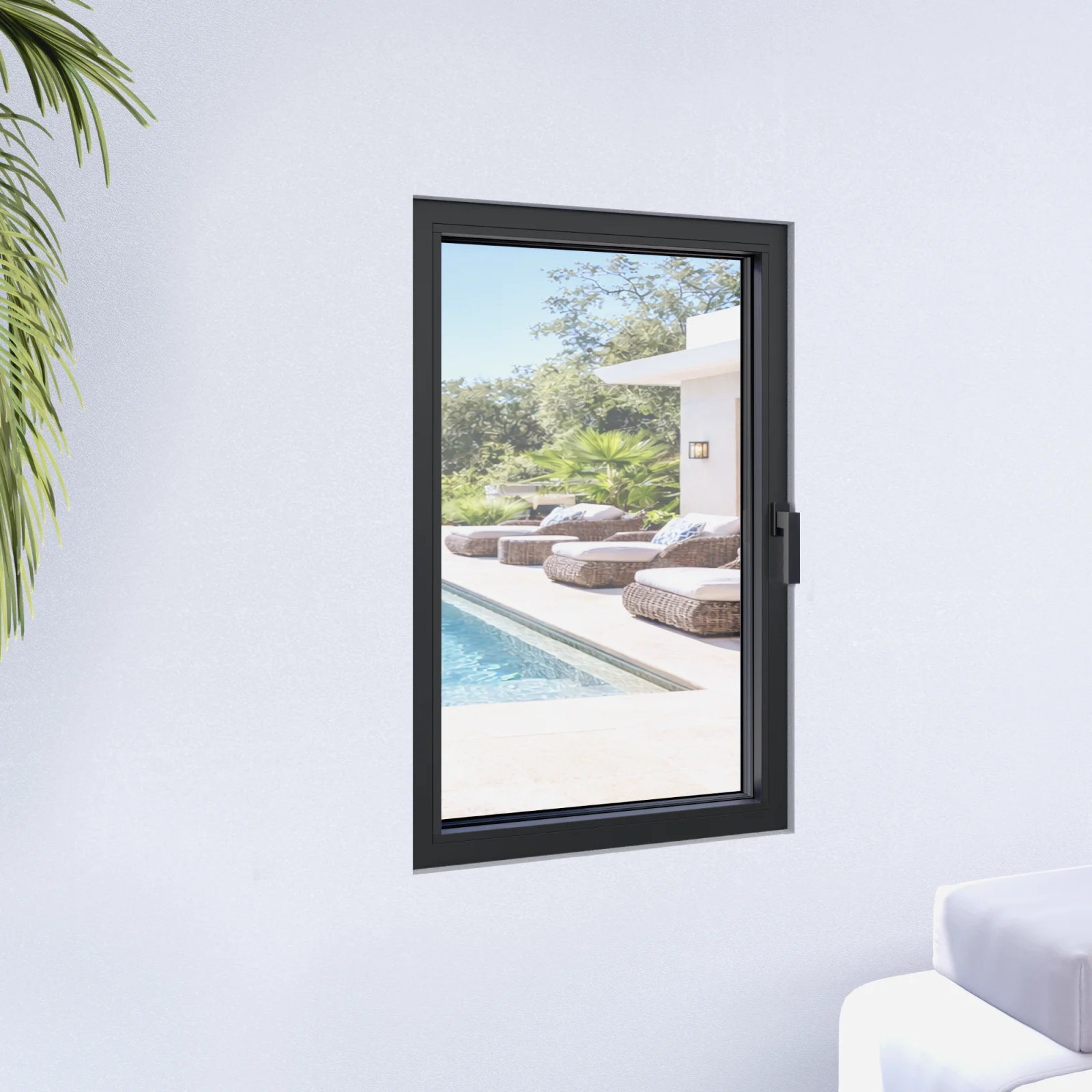 Ultra View Window Steel Tilt and Turn Casement Window 30x50 - Ultra-Slim European Window ...