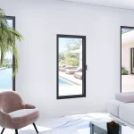 Tilt and Turn Single Casement Steel Window 30x58" — thumbnail 1