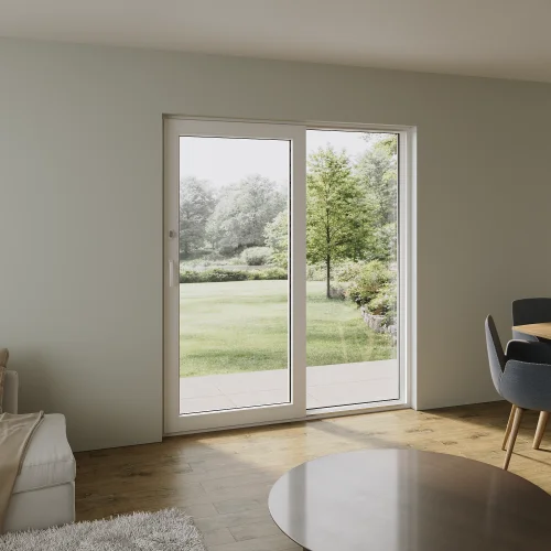 uPVC Sliding Patio Door 78×82" - European Compression-Seal System