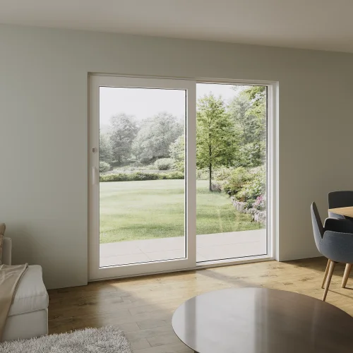 Vinyl Sliding Patio Door 88x84" - European Compression-Seal System