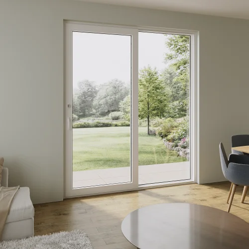 uPVC Sliding Patio Door 80×94" - European Compression-Seal System