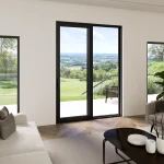 Aluminum Double Sliding Patio Door 62×96" — thumbnail 1